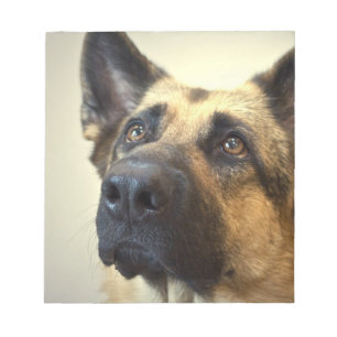 German Shepherd Afbeelding Notepad Notitieblok