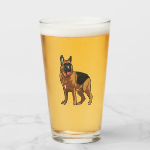 German Shepherd Alsatian Glas