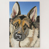 German Shepherd, Alsation Legpuzzel (Verticaal)
