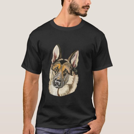 German Shepherd, Alsation T-shirt (Voorkant)