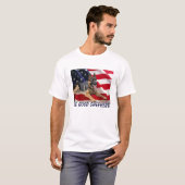 German Shepherd America T-Shirt (Voorkant volledig)