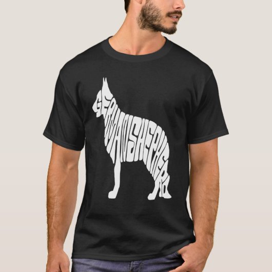 German Shepherd Animal T-shirt (Voorkant)