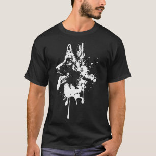 German Shepherd Art Dog Owner Cute T-shirt