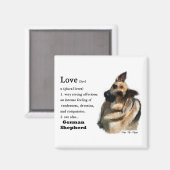 German Shepherd Art Gifts Magneet (Voorkant / Achterkant)