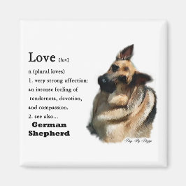 German Shepherd Art Gifts Magneet