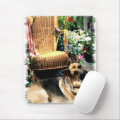 German Shepherd Art Gifts Muismat (Met muis)