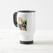 German Shepherd Art Gifts Reisbeker (Voorkant links)