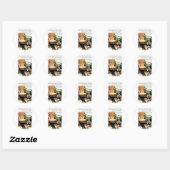 German Shepherd Art Gifts Ronde Sticker (Vel)