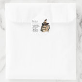 German Shepherd Art Gifts Ronde Sticker (Tas)