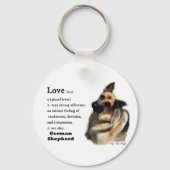 German Shepherd Art Gifts Sleutelhanger (Voorkant)