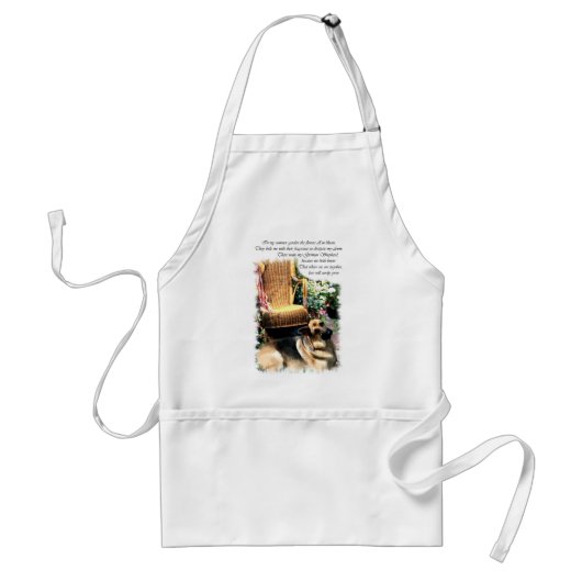 German Shepherd Art Gifts Standaard Schort (Voorkant)
