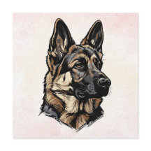 German Shepherd Art