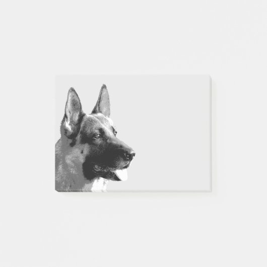 German Shepherd Art Post-it® Notes (Voorkant)