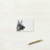 German Shepherd Art Post-it® Notes (Op bureau)