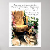 German Shepherd Art Print (Voorkant)