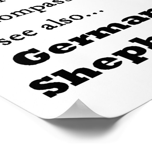 German Shepherd Art Print (Hoek)