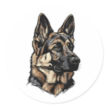 German Shepherd Art