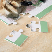 German Shepherd Art Summer Garden Legpuzzel (Zijkant)