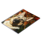 German Shepherd Autumn Leaves Notitieboek (Linkerzijde)