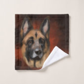 GERMAN SHEPHERD BAD HANDDOEK (Wasdoekje)