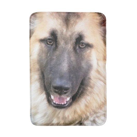 GERMAN SHEPHERD BADMAT (Voorkant Verticaal)