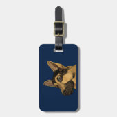 German Shepherd Bagagelabel (Voorkant verticaal)