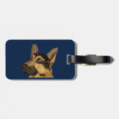 German Shepherd Bagagelabel (Achterkant horizontaal)