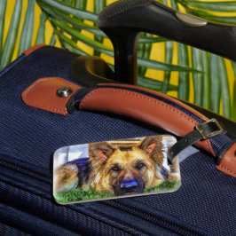 German Shepherd Bagagelabel