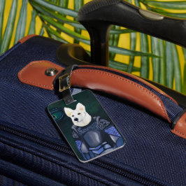 German Shepherd Bagagelabel