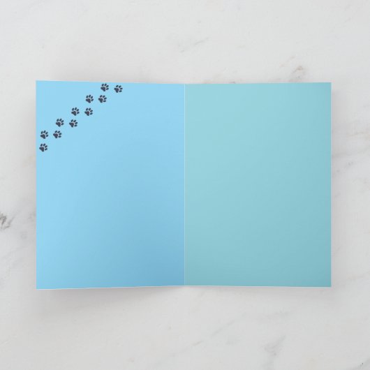 German Shepherd Basketball Kaart (Binnen)