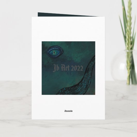 German Shepherd Bedankkaart (Achterkant)