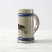 German Shepherd Beer Stein Bierpul (Voorkant rechts)