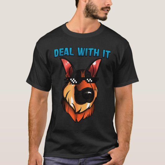 German Shepherd behandelt het T-shirt (Voorkant)