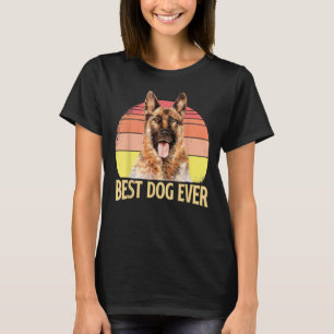 German Shepherd Best Dog Ever Dog Mam T-shirt