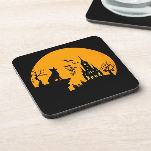 German Shepherd Bier Onderzetter (Linkerzijde)