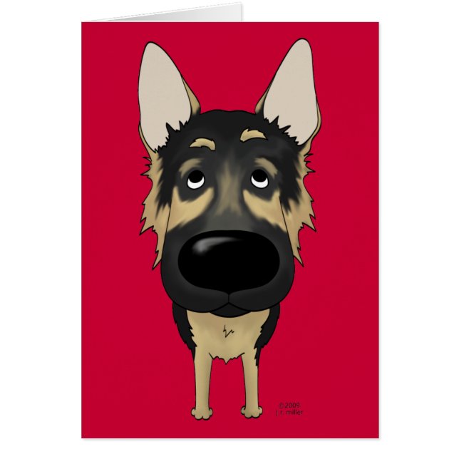 German Shepherd - Big Nose and Butt (Voorkant)