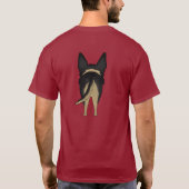 German Shepherd - Big Nose and Butt T-shirt (Achterkant)