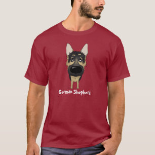 German Shepherd - Big Nose and Butt T-shirt