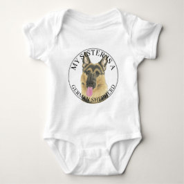 German Shepherd Big Sister Romper