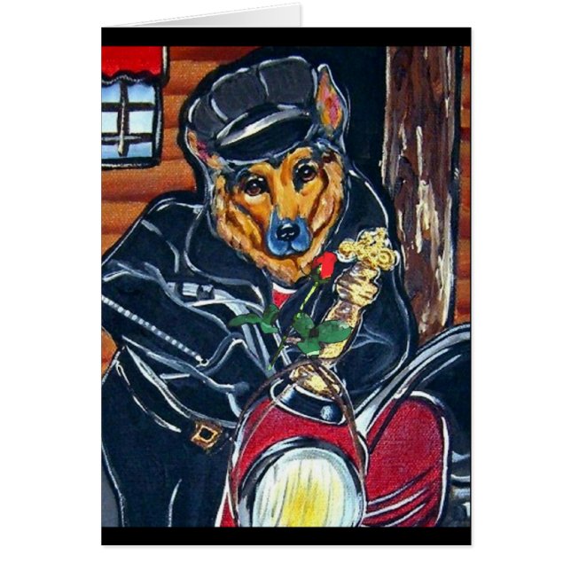 German Shepherd Biker (Voorkant)