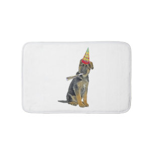 German Shepherd Birthday Badmat