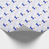 German Shepherd Birthday Cadeaupapier (Hoek)