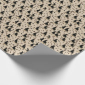 German Shepherd, Black Bandana Luggage Handle Wra Cadeaupapier (Hoek)