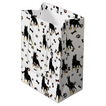 German Shepherd, Black Bandana Luggage Handle Wra