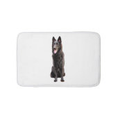 German Shepherd Black Dog Badmat (Voorkant)