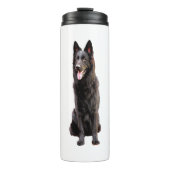 German Shepherd Black Dog Thermosbeker (Voorkant)