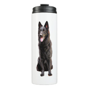 German Shepherd Black Dog Thermosbeker