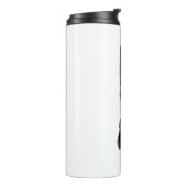 German Shepherd Black Dog Thermosbeker (Gedraaid links)