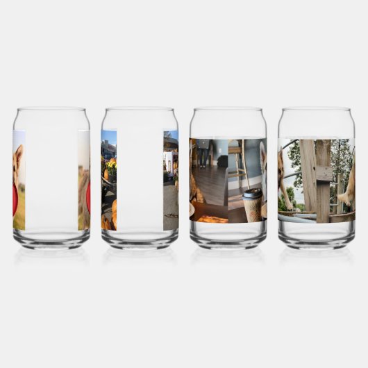 German Shepherd Blikvorm Glas (Rechts)