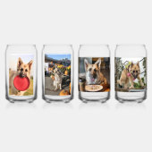 German Shepherd Blikvorm Glas (Voorkant)